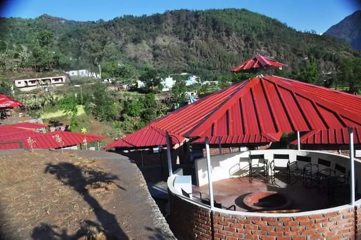 Golghor bonfire landscape