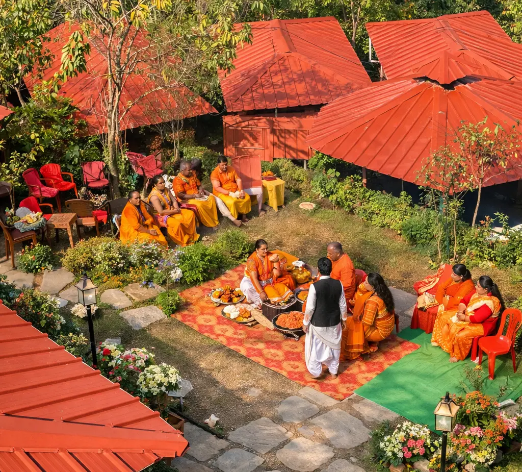 Wedding celebration at Himalayan Comforts